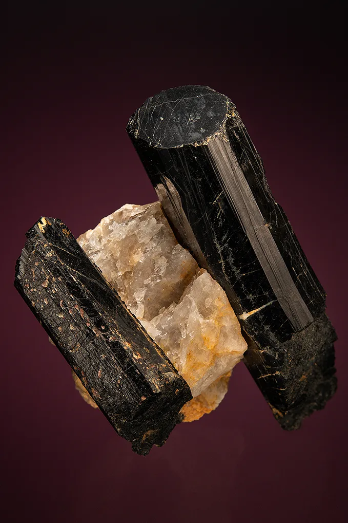 Schorl on Quartz image