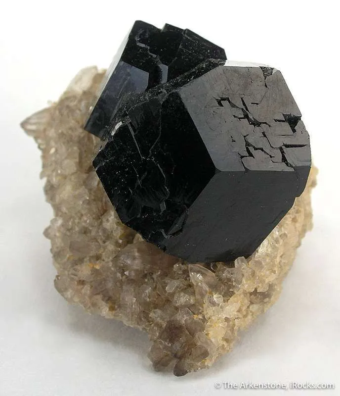 Schorl on Quartz image