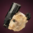 Schorl on Quartz - image 3