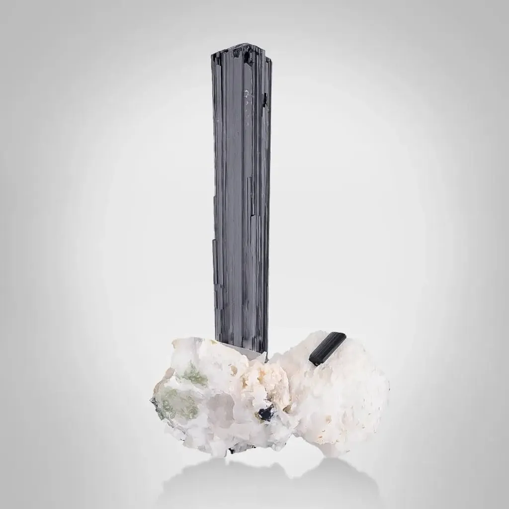 Schorl on Quartz image