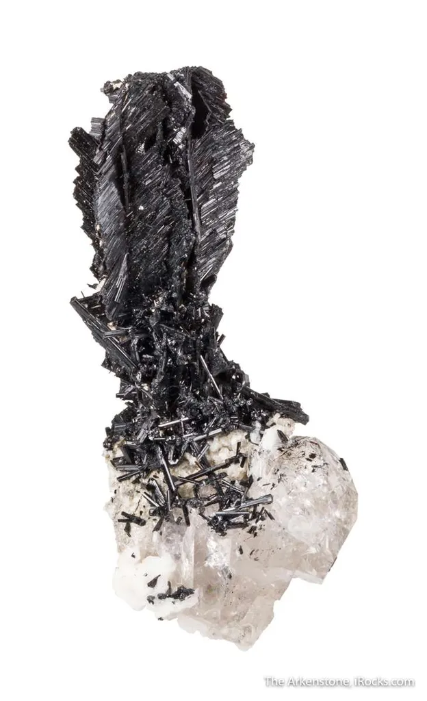 Schorl on Quartz image