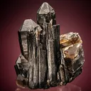 Schorl on Quartz var. Smoky - image 1