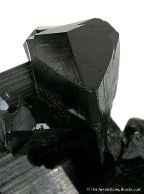 Schorl on Smoky Quartz - image 2