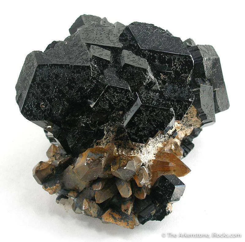 Schorl on Smoky Quartz image