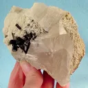 Schorl, Quartz, Albite (Var: Cleavelandite), Microcline - image 1