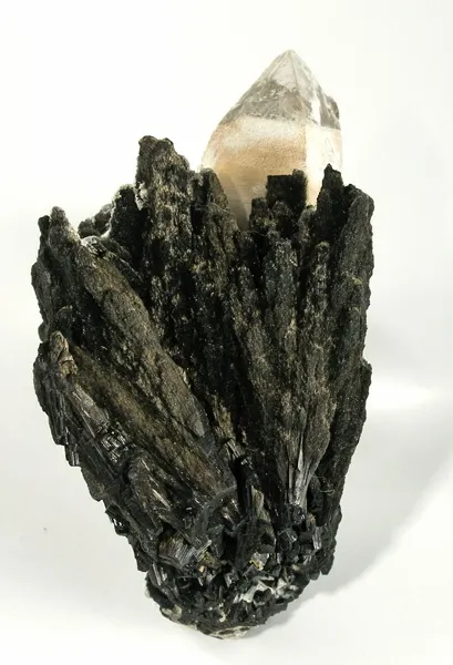 Schorl, Quartz image