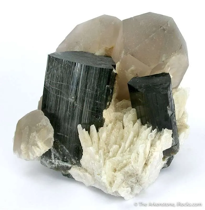 Schorl, Quartz, Cleavelandite - image 2
