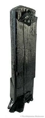 Schorl Showing "Slip" Break-And-Reheal - image 2