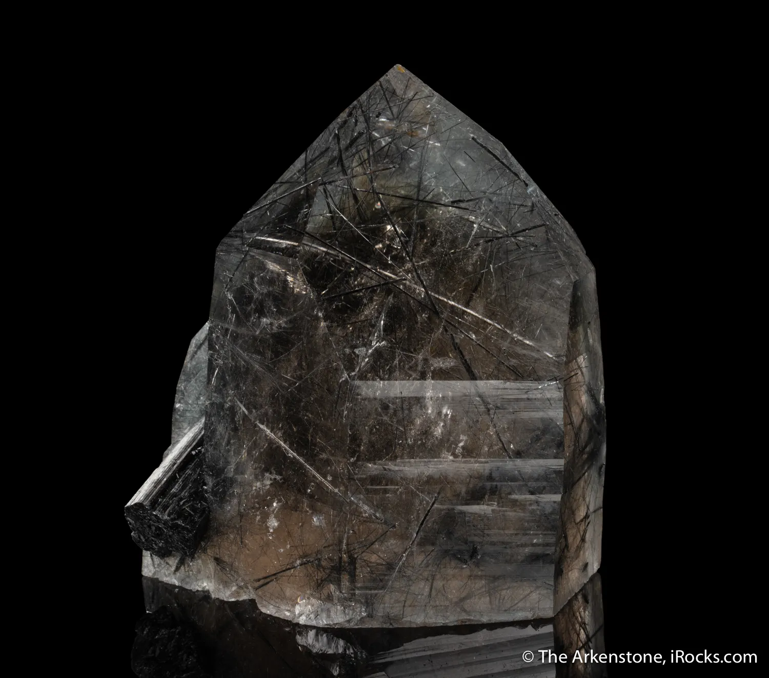 Schorl Tourmaline in Quartz - image 4