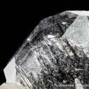 Schorl Tourmaline inclusions in Beryl var. Aquamarine - image 6