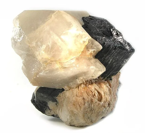 Schorl, Tourmaline, Quartz image