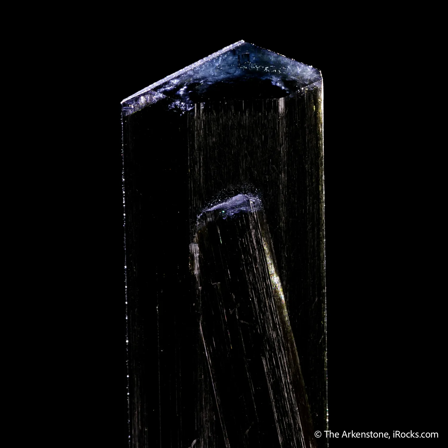 Schorl Tourmaline with Albite var. Cleavelandite - image 5