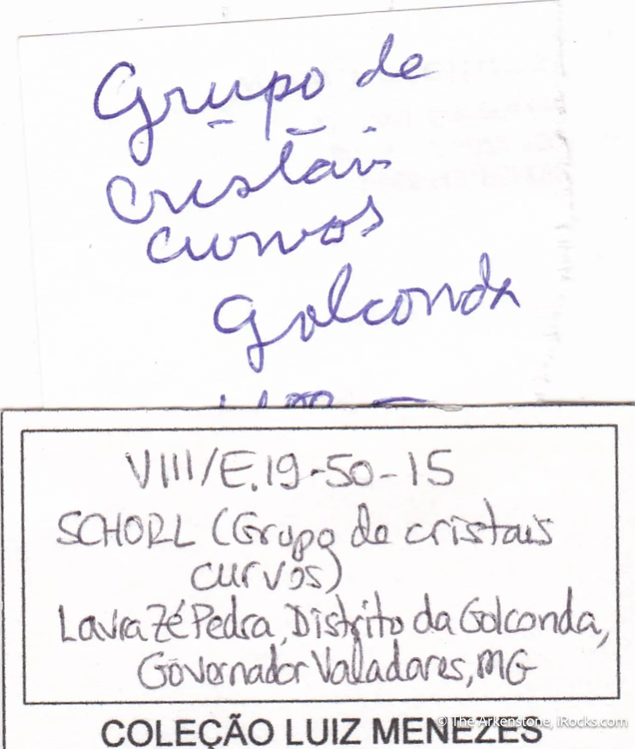 Schorl Tourmaline with natural bend - image 4