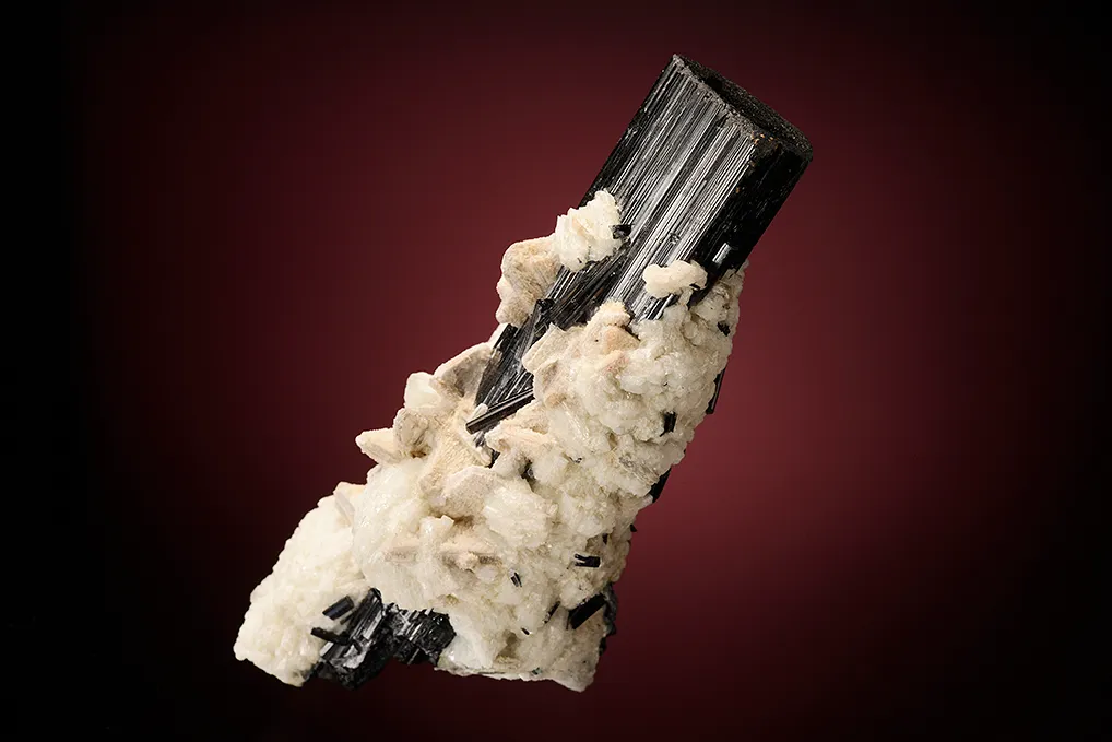 Schorl with Albite and Muscovite - image 2