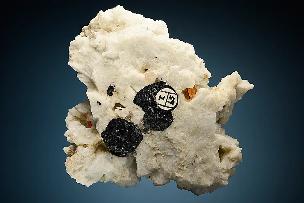 Schorl with Albite var. Cleavelandite - image 2
