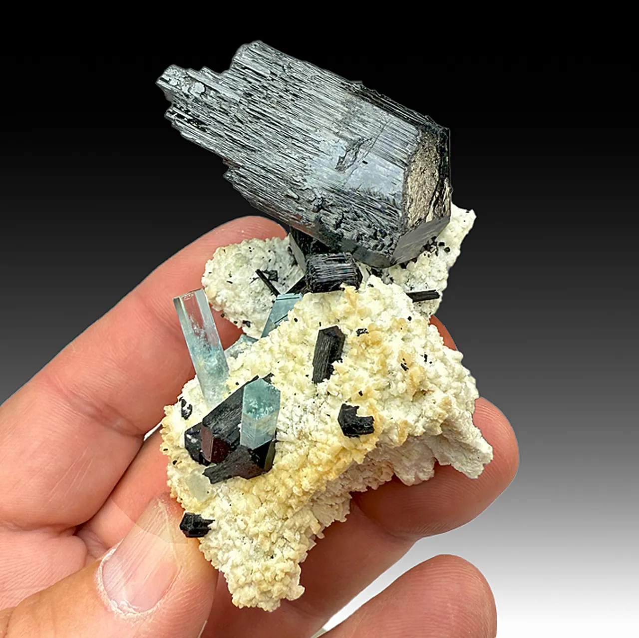 Schorl with Beryl, Orthoclase (1561) - image 1