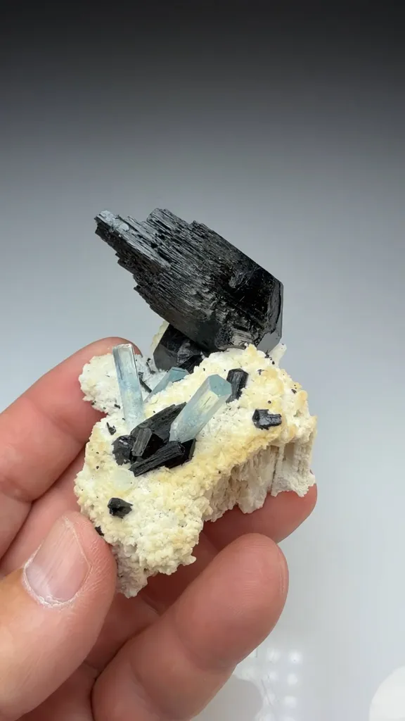 Schorl with Beryl, Orthoclase (1561) - image 2