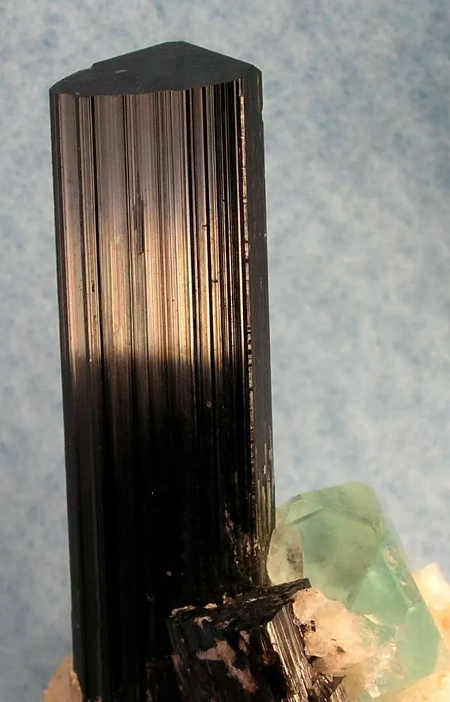 Schorl With Fluorite - image 5