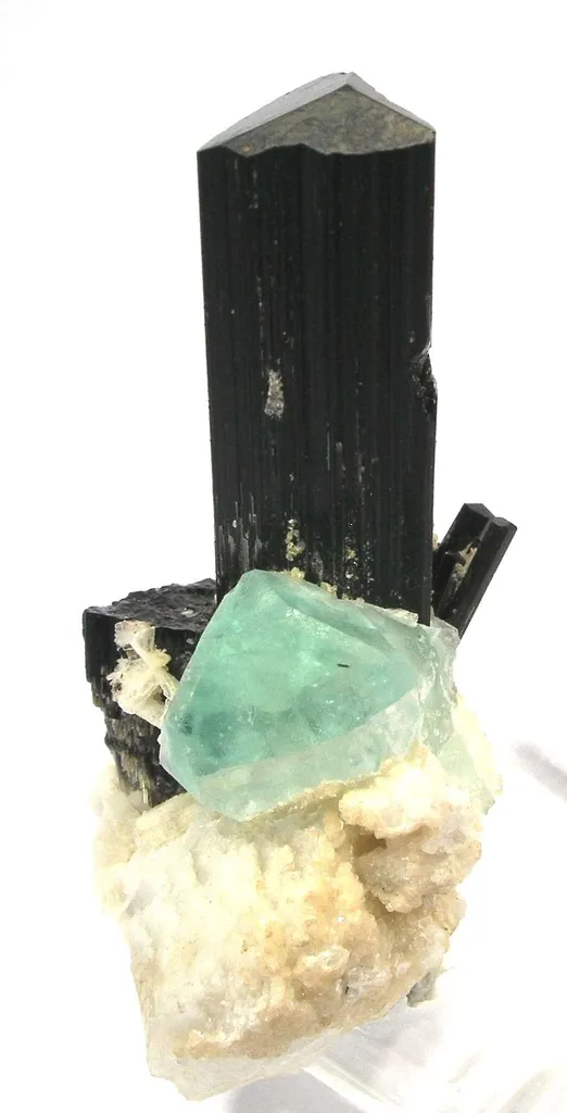 Schorl With Fluorite - image 3
