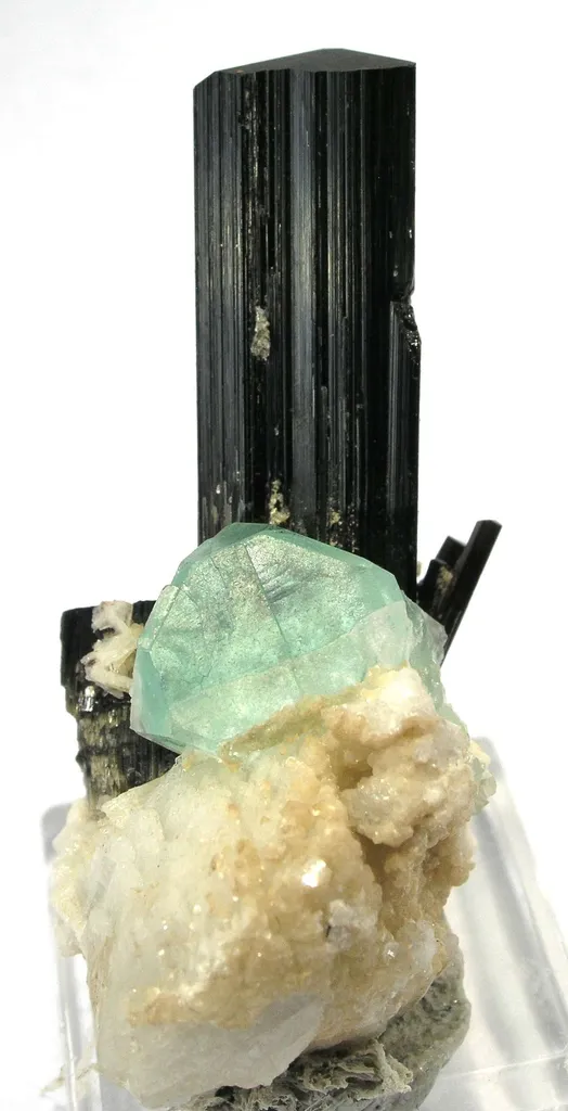 Schorl With Fluorite image