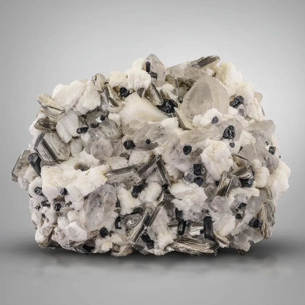 Schorl with Muscovite image