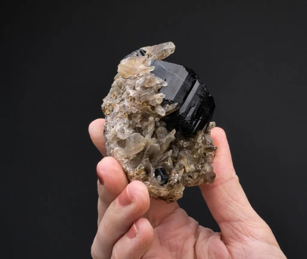 Schorl with Quartz - image 2