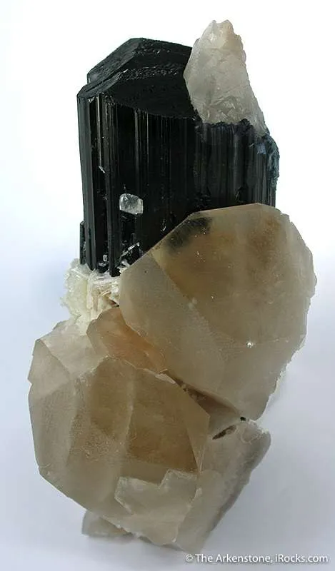 Schorl With Quartz And Albite image