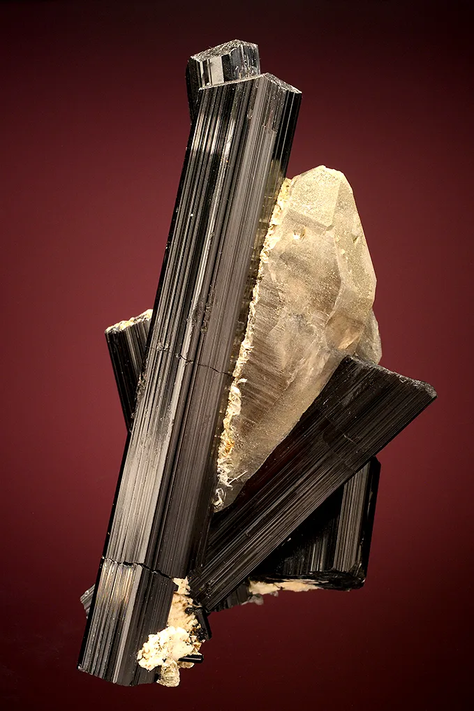 Schorl with Quartz and Muscovite - image 2