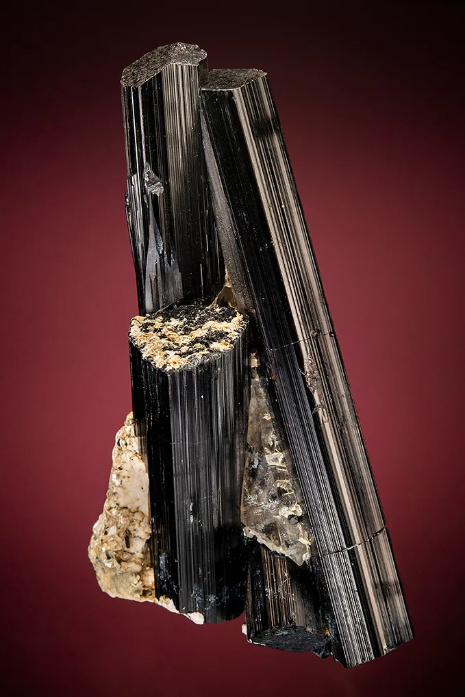 Schorl with Quartz and Muscovite image