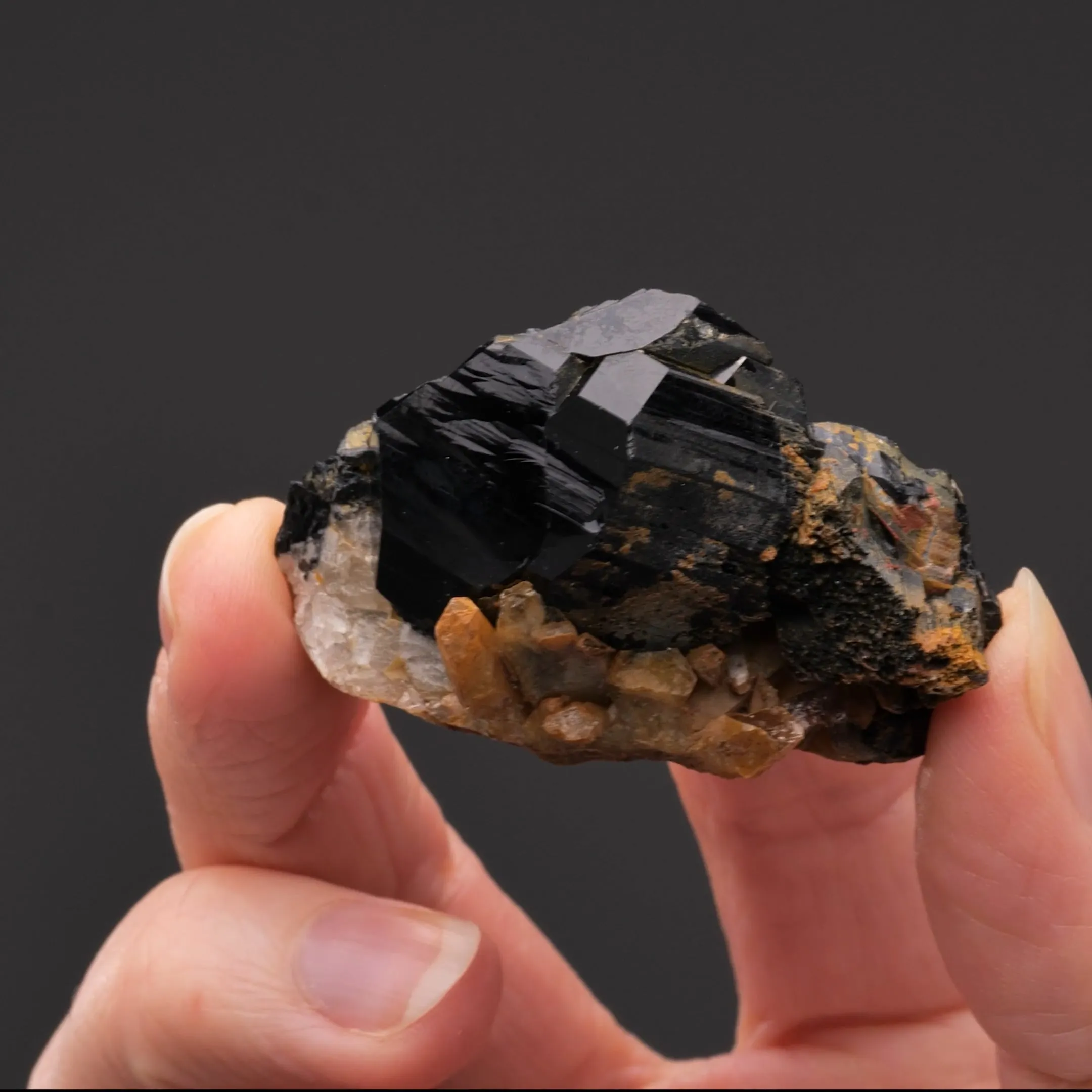 Schorl with Quartz - image 2