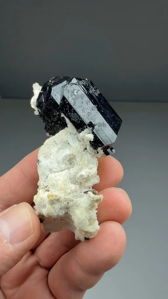 Schorl with Topaz, Orthoclase - image 2