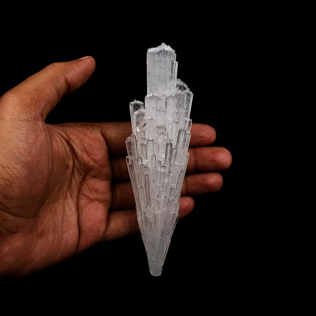 Scolecite Accular Spray Natural Mineral Specimen - image 4