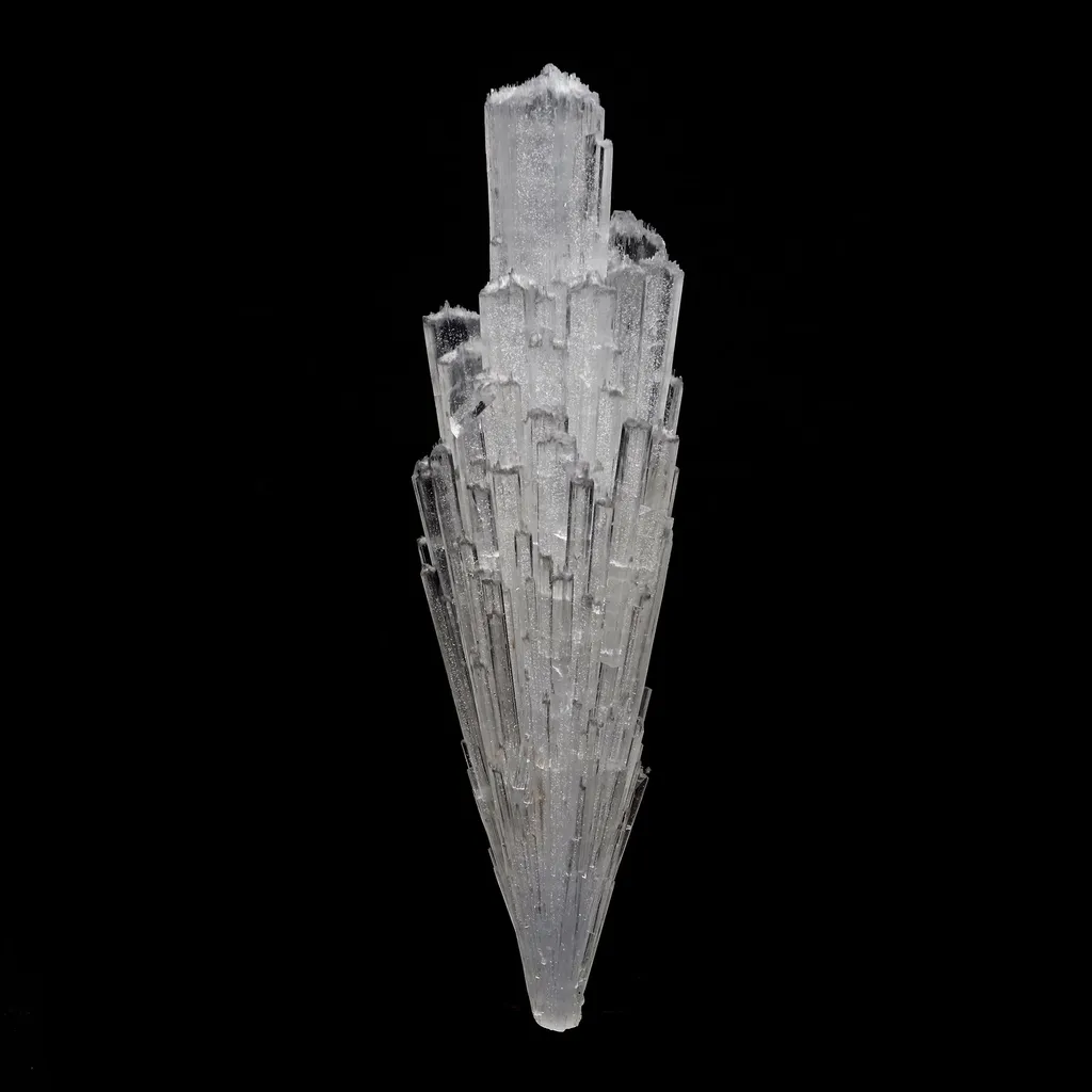 Scolecite Accular Spray Natural Mineral Specimen image