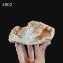 Scolecite Accular Sprays Inside Heulandite Geode Natural Mineral Specimen - image 7