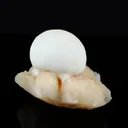 Scolecite Ball on Stilbite Natural Mineral Specimen - image 2