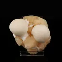 Scolecite Ball on Stilbite Natural Mineral Specimen - image 1