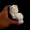 Scolecite Ball on Stilbite Snail like Structure Natural Mineral Specimen - image 6