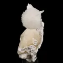Scolecite Ball on Stilbite Snail like Structure Natural Mineral Specimen - image 2