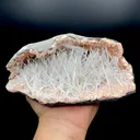 Scolecite exceptionally rare and visually striking raw Scolecite natural Indian Zeolite DK106 - image 1
