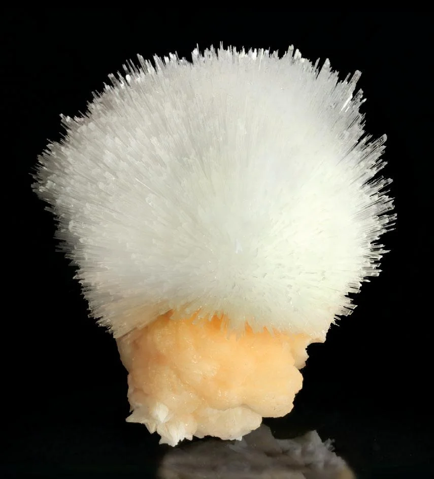 Scolecite from Sakur, Sangamner, Ahmednagar District, Nashik Division, Maharashtra, India image