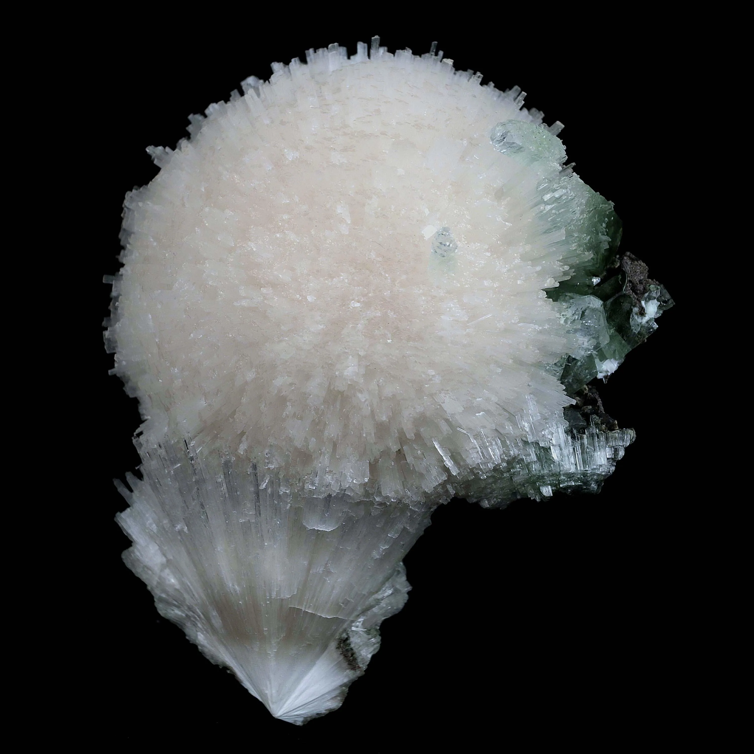Scolecite Galssy Spehere with Apophyllite Natural Mineral Specimen - image 3