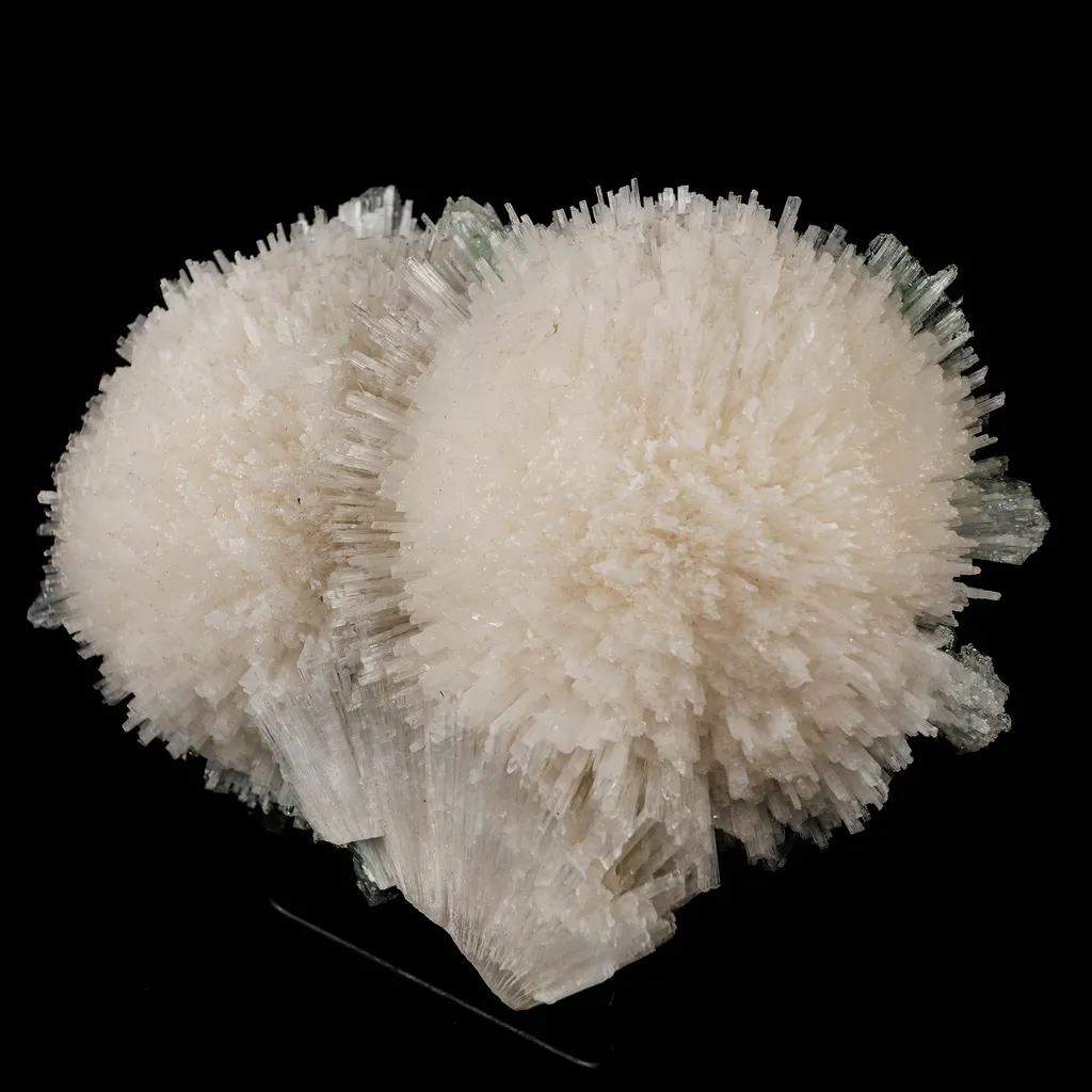 Scolecite Huge Spray with Green Apophyllite Cube Natural Mineral Specimen - image 2