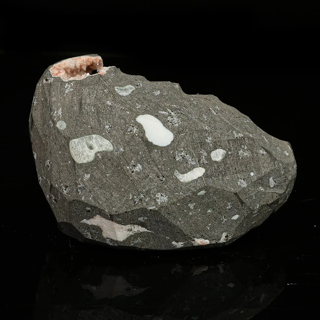 Scolecite in Heulandite Geode Natural Mineral Specimen - image 5