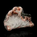 Scolecite in Heulandite Geode Natural Mineral Specimen - image 1