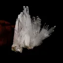 Scolecite Intergrown Sprays on Stilbite Natural Mineral Specimen - image 5
