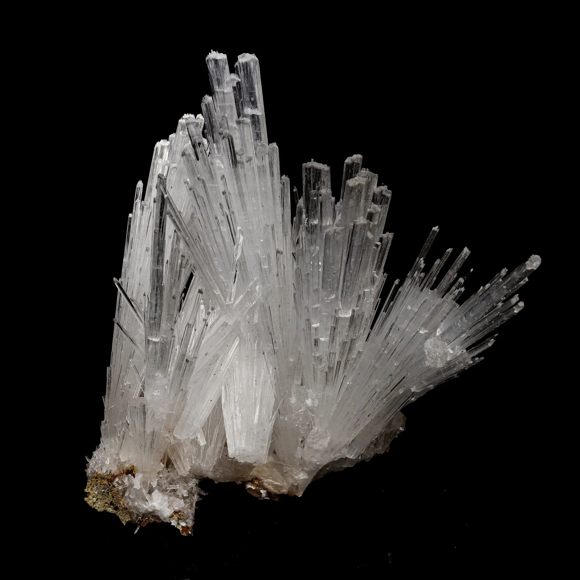 Scolecite Intergrown Sprays on Stilbite Natural Mineral Specimen - image 4