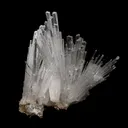 Scolecite Intergrown Sprays on Stilbite Natural Mineral Specimen - image 4