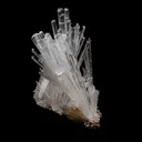 Scolecite Intergrown Sprays on Stilbite Natural Mineral Specimen - image 3