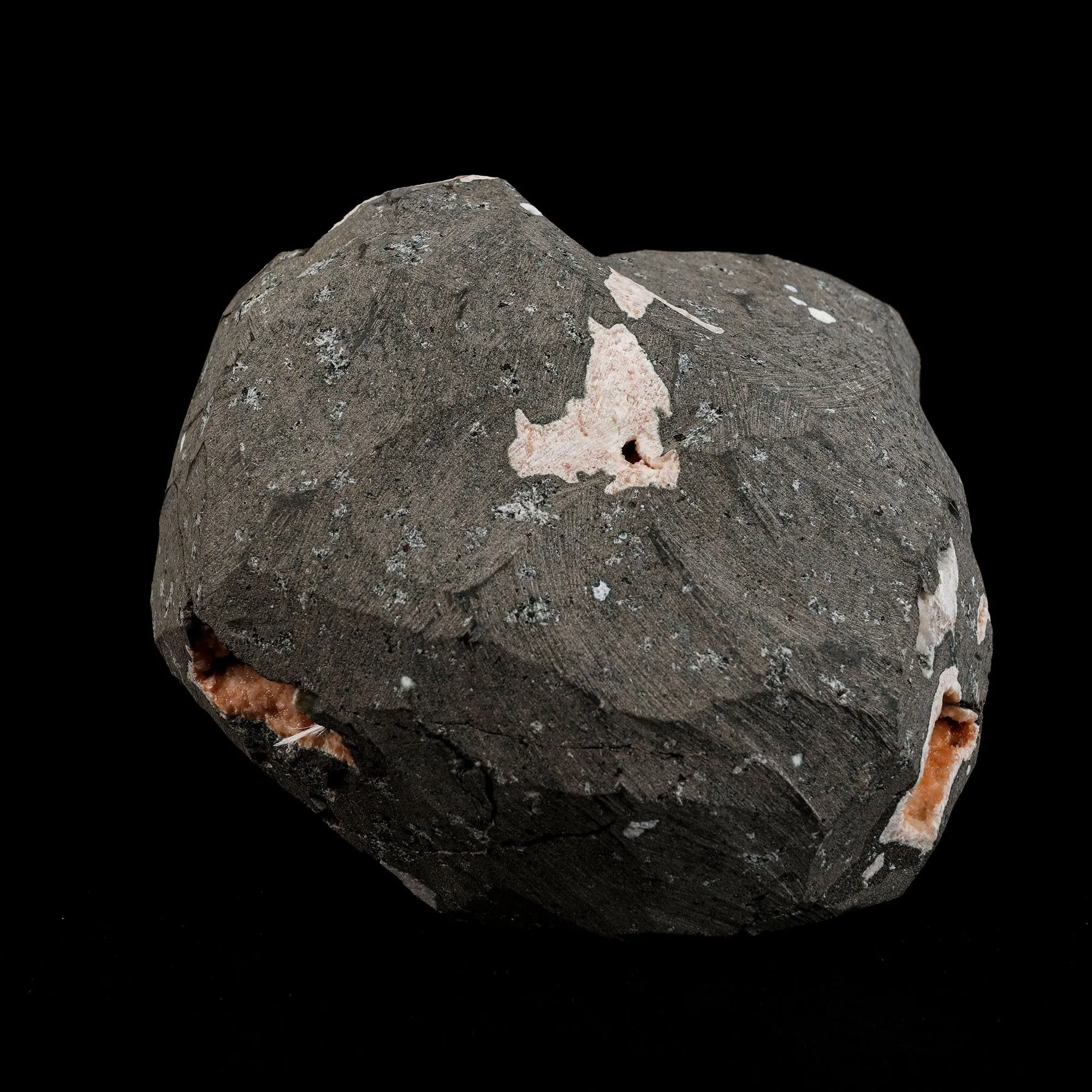 Scolecite Needles Sprays Inside Heulandite Geode Natural Mineral Specimen - image 5