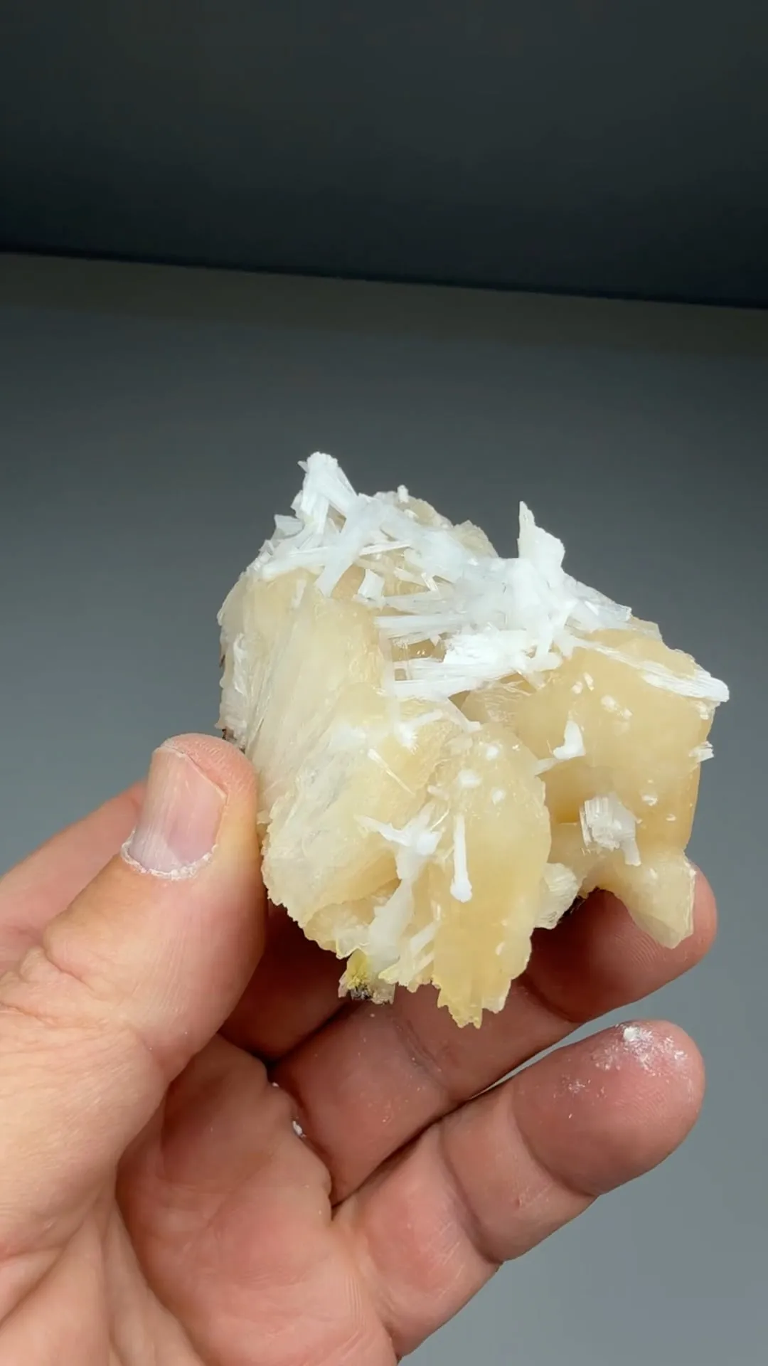Scolecite on Stilbite - image 2